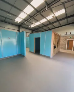 Hygienic Wall Cladding Installation
