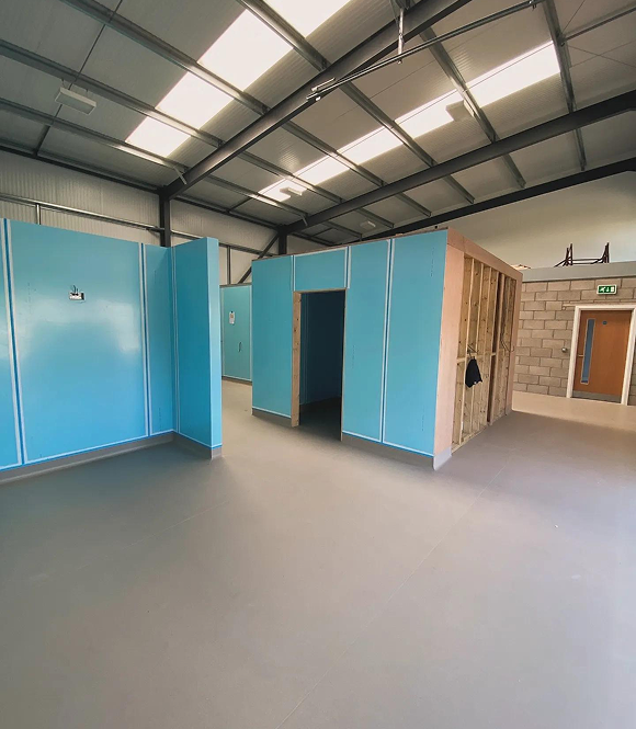 Hygienic Wall Cladding for commercial kitchens